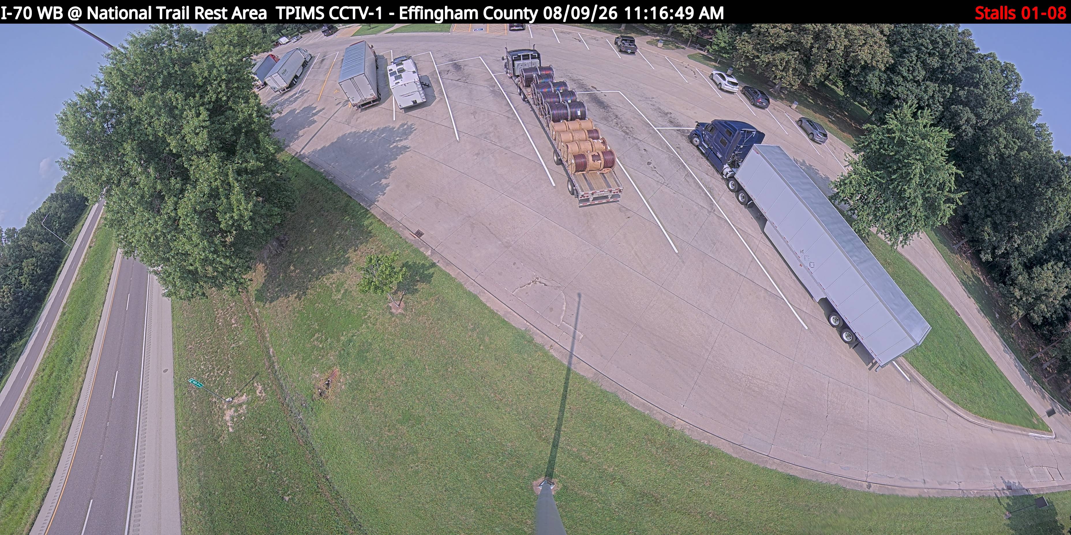 I-70 WB National Trail Stalls 01-08