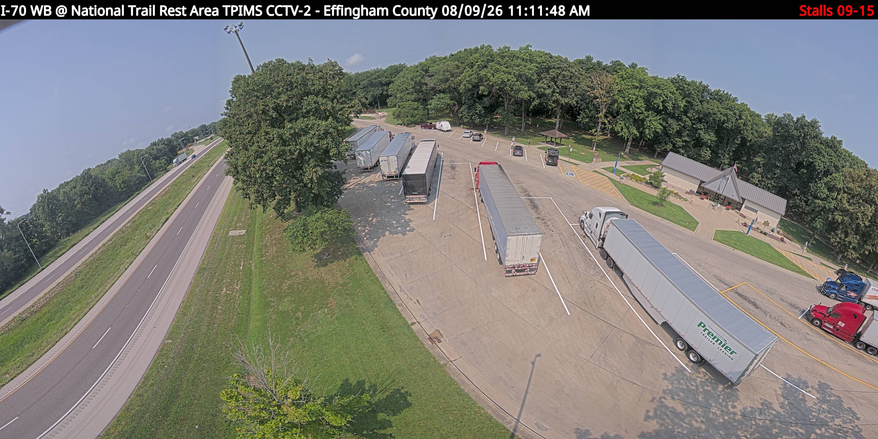 I-70 WB National Trail Stalls 09-15